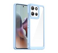 SHIEID Coque de téléphone Portable Motorola Moto G56, Technologie Hybride PC + TPU, Coque de Protection Anti-Choc, sans décoloration, Etui pour Motorola Moto G56-Rouge