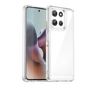 SHIEID Coque de téléphone Portable Motorola Moto G56, Technologie Hybride PC + TPU, Coque de Protection Anti-Choc, sans décoloration, Etui pour Motorola Moto G56-Transparent