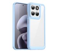 SHIEID Coque de téléphone Portable Motorola Moto G67, Technologie Hybride PC + TPU, Coque de Protection Anti-Choc, sans décoloration, Etui pour Motorola Moto G67-Rouge