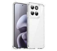 SHIEID Coque de téléphone Portable Motorola Moto G77, Technologie Hybride PC + TPU, Coque de Protection Anti-Choc, sans décoloration, Etui pour Motorola Moto G77-Transparent