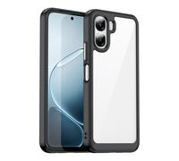 SHIEID Coque de téléphone Portable Oppo A6x 4G, Technologie Hybride PC + TPU, Coque de Protection Anti-Choc, sans décoloration, Etui pour Oppo A6x 4G-Noir