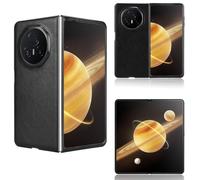 SHIEID Coque pour Honor Magic V3 Étui, Etui en Cuir PU de qualité supérieure pour Honor Magic V3, Anti-dérapante pour Honor Magic V3-Noir