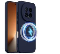 SHIEID Coque pour Honor Magic8, Case de Protection Complète du Corps au Toucher Soyeux, Aimants Intégrés, Silicone Liquide Premium, Étui pour Honor Magic8-Rouge