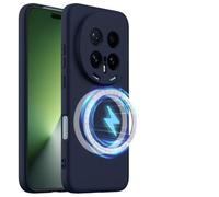 SHIEID Coque pour Honor Magic8 Pro 5G, Case de Protection Complète du Corps au Toucher Soyeux, Aimants Intégrés, Silicone Liquide Premium, Étui pour Honor Magic8 Pro 5G-Rouge