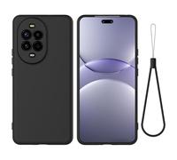 SHIEID Coque pour Huawei Nova 14 Pro 5G,Étui de Protection Complète du Corps au Toucher Soyeux, Housse Doublure Douce en Tissu Microfibre, Étui pour Huawei Nova 14 Pro 5G-Noir