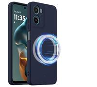 SHIEID Coque pour Motorola Moto G06/G06 Power, Case de Protection Complète du Corps au Toucher Soyeux, Aimants Intégrés, Silicone Liquide Premium, Étui pour Motorola Moto G06/G06 Power-Rouge