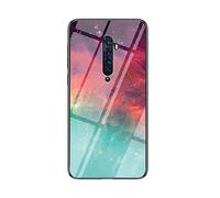 SHIEID Coque pour Oppo Reno 2,Marbre Verre trempé Ultra Fine Silicone Housse Original Étui de Protection en Souple Doux TPU Gel Bumper pour Oppo Reno 2 (Couleur étoilé)