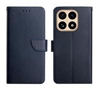 SHIEID Coque pour Xiaomi 15T Coque, Cuir véritable Étui Housse en Cuir de Protection [Stand Support] [Fermeture Magnétique] Étui pour Xiaomi 15T-Bleu