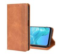 SHIEID Coque pour ZTE Nubia Z80 Ultra Housse, Étui en Cuir PU Portefeuille Case avec Fente Carte, Flip Cover Fermeture Magnétique und Flip Béquille Etui pour ZTE Nubia Z80 Ultra Coque, Marron