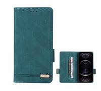 SHIEID Étui pour Honor 400 Smart, Flip Honor 400 Smart Étui de téléphone à la Mode avec Portefeuille à Rabat, avec Fonction Support-Vert