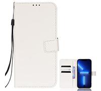 SHIEID Étui pour RedMagic 11 Pro+ Coque, Motif Losange Flip Folio Wallet Cover avec [Stand Support]+[Carte Fente] Coque pour RedMagic 11 Pro+-Blanche