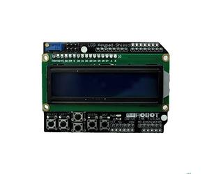 Shield LCD Keypad LCD1602 Compatible Cartes de développement 2x16 caractères 6 Boutons intégrés 5V Plug-and-Play