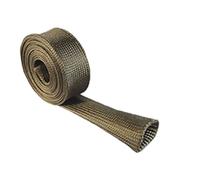 Shield Wrap - 3 mètres de gaine de protection contre la chaleur | Tuyau de voiture Bouclier thermique Bouclier Rouleau de fil de feu Manchon de câble flexible de protection pour câble de frein, moto