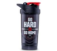 Shieldmixer Hero Pro Classic Shaker for Whey Protein Shakes and Pre Workout, BPA Free, 700 ml, Go Hard or Go Home