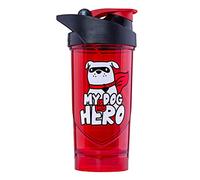 Shieldmixer Hero Pro Classic Shaker for Whey Protein Shakes and Pre Workout, BPA Free, 700 ml, My Dog is My Hero