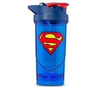 Shieldmixer Hero Pro Classic Shaker for Whey Protein Shakes and Pre Workout, BPA Free, 700 ml, Superman Classic, Bleu