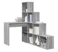 ShieldPro®Meuble ordinateur/Bureau PC - CLOUD - Cabinet de Bureau d'angle Gris Sonoma 101 5x149 5x149 5 cm 5077132
