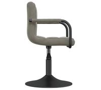 ShieldPro®Tabouret de bar Scandinaves - CLOUD - Meuble de Cuisine - 110 kg par siège - Gris clair Velours 4201256