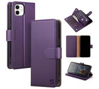 ShieldTop compatible avec le portefeuille iPhone 11 avec porte-carte Femmes hommes RFID Blocking PU Leather Folio Flip TPU COUVERTURE DE COURT DE
