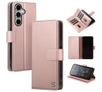 Shieldtop compatible avec le samsung galaxy s24 fe portefeuille avec porte-cartes femmes hommes rfid bloquant pu cuir flip tpu couvercle protecte