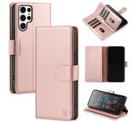 ShieldTop compatible avec Samsung Galaxy S25 Ultra Wallet Case With Card Holder Femmes Men RFID Blocking PU Leather Flip TPU COUVERTURE DE PROTHE