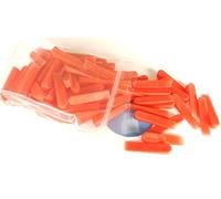 ShieldUp Lot de 100 mini cales rouges en plastique