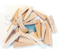 ShieldUp Lot de 25 cales en bois dur pour carrelage