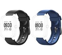 Shieranlee 19mm Bracelet de Rechange pour Popglory,Blackview,Letsfit,UMIDIGI,LETSCOM,BYTTRON，Willful ID205,ID205L,ID205S,ID205U,ID205G,SW025,SW023,SW021,SW020,TE021,TE020,YM023,YM021 /YM020