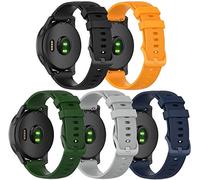 Shieranlee 20MM Soft Sport à dégagement Rapide pour Polar Unite Bracelet,Galaxy Watch 42mm/Gear Sport,Vivoactive 3/Forerunner 645/245/Vivoactive 3 Music Vívomove HR,Huawei Watch 2 Sport Smartwatch