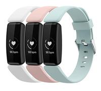 Shieranlee (3-Pack Bracelets compatibles avec Fitbit Inspire 3 Bracelet ，de Rechange Classique en Silicone Souple coloré pour Inspire 2 & Fitbit ace 3 Strap