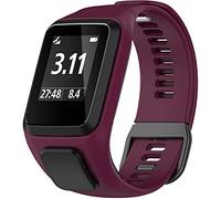 Shieranlee Bracelet Compatible avec Tomtom 4 Bracelet de Rechange en Silicone pour TomTom4 Sports GPS Running Smartwatch