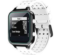 Shieranlee Bracelet de Montre Bracelet en Silicone Compatible avec Garmin Approach S20 Strap/Approach S5 /Approach S6 /Forerunner 220 230 235 630 620 735 Silicone Watchbands