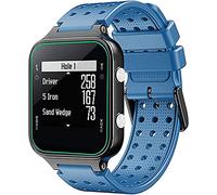 Shieranlee Bracelet de Montre Bracelet en Silicone Compatible avec Garmin Approach S20 Strap/Approach S5 /Approach S6 /Forerunner 220 230 235 630 620 735 Silicone Watchbands