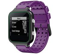 Shieranlee Bracelet de Montre Bracelet en Silicone Compatible avec Garmin Approach S20 Strap/Approach S5 /Approach S6 /Forerunner 220 230 235 630 620 735 Silicone Watchbands