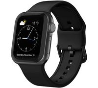 Shieranlee bracelets compatibles avec Apple Watch Strap 41mm 40mm 38mm, 42mm/44mm/45mm/49mm,Silicone souple avec boucle à pression pour iWatch Series 8 Ultra SE 9 8 7 6 5 4 3 2 1