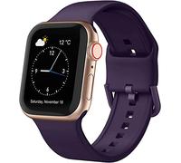 Shieranlee Bracelets compatibles avec Apple Watch Strap 41mm 40mm 38mm, 42mm/44mm/45mm/49mm,Silicone Souple avec Boucle à Pression pour iWatch Series 8 Ultra SE 9 8 7 6 5 4 3 2 1