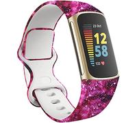 Shieranlee Charge 6 Bracelet,Bracelets de Rechange en Silicone Compatible avec Fitbit Charge 5