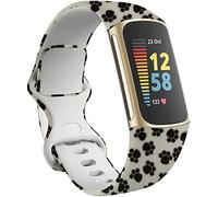 Shieranlee Charge 6 Bracelet,Bracelets de Rechange en Silicone Compatible avec Fitbit Charge 5