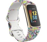 Shieranlee Charge 6 Bracelet,Bracelets de Rechange en Silicone Compatible avec Fitbit Charge 5