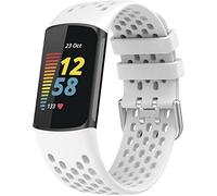 Shieranlee Charge 6 Bracelet,de Rechange en Silicone Compatible avec Montre Fitbit Charge 5,Charge 6