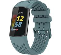 Shieranlee Charge 6 Bracelet,de Rechange en Silicone Compatible avec Montre Fitbit Charge 5,Charge 6