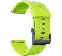 Shieranlee Compatible with Suunto 9 Spartan/Suunto 7 Bracelet, 24MM Silicone Bracelets de Montres Poignet Sangle de Sports pour Suunto 9/Suunto D5/Suunto Spartan Sport Wrist HR/Suunto 9 Titanium