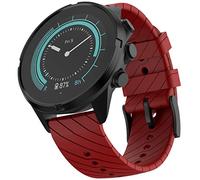 Shieranlee Compatible with Suunto 9 Spartan/Suunto 7 Bracelet, 24MM Silicone Bracelets de Montres Poignet Sangle de Sports pour Suunto 9/Suunto D5/Suunto Spartan Sport Wrist HR/Suunto 9 Titanium