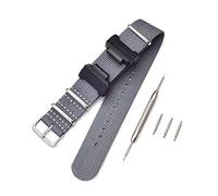 Shieranlee NATO Nylon Bracelet Compatible avec Casio G-Shock GA-110 120 GA-400 GD-100 DW-5600 GLS-8900 Canvas Men Bracelet Band Black Adapters