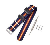 Shieranlee NATO Nylon Bracelet Compatible avec Casio G-Shock GA-110 120 GA-400 GD-100 DW-5600 GLS-8900 Canvas Men Bracelet Band Black Adapters