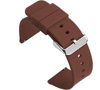 Shieranlee Silicone 14MM Bracelet de Montre en Silicone, Dégagement Rapide Replacement Bande