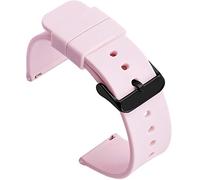 Shieranlee Silicone 14MM Bracelet de Montre en Silicone, Dégagement Rapide Replacement Bande