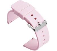 Shieranlee Silicone 14MM Bracelet de Montre en Silicone, Dégagement Rapide Replacement Bande