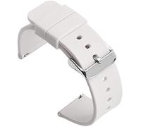 Shieranlee Silicone 16MM Bracelet de Dégagement Rapide Replacement Bande para Fossil Q Accomplice,Carlie, Harper, Neely; Moto 360 2nd Gen Women's 42mm,Huawei B5