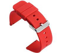 Shieranlee Silicone 16MM Bracelet de Dégagement Rapide Replacement Bande para Fossil Q Accomplice,Carlie, Harper, Neely; Moto 360 2nd Gen Women's 42mm,Huawei B5